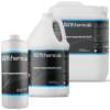 Various containers (5-Gallon, 1 Gallon, Quart, and Pint) of DIYChemicals Sodium Hypochlorite 12.5% – Generic Commercial Grade Liquid Bleach.